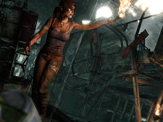 Кадр из игры Tomb Raider