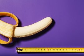 Банан и линейка