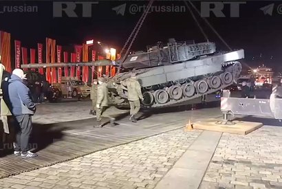 Трофейный танк Leopard